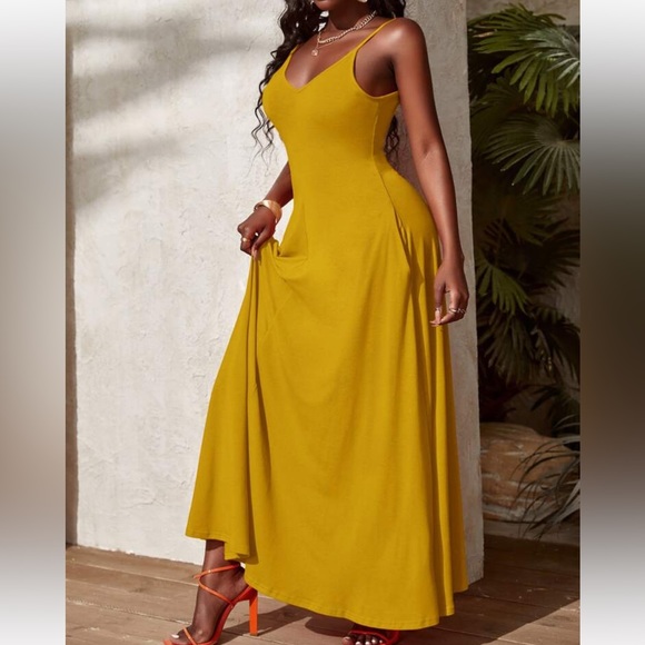 Boho Cami Pocket Maxi Dress - Picture 5 of 5